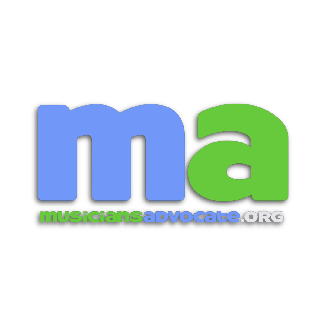 musicians advocate store logo